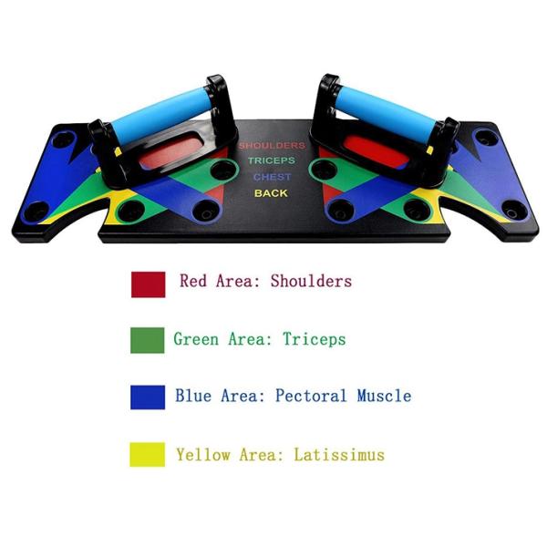 Strengthen Power 9 In 1 Push Up Board System Home Fitness Equipment
