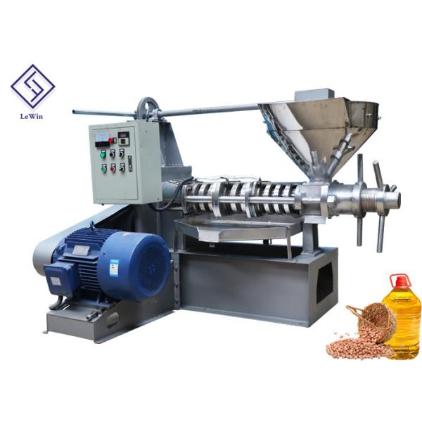 Hot press and cold press spiral oil press machine high quality edible oil machine