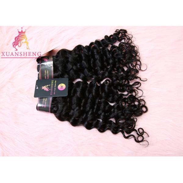 Cuticle Aligned Raw Virgin Indian Hair Italian Wave Double Drawn Weave Bundles