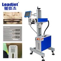 Codificador em linha industrial do laser da fibra 30W da máquina da marcação do laser da fibra das tubulações do PE do PVC do HDPE de Leadjet