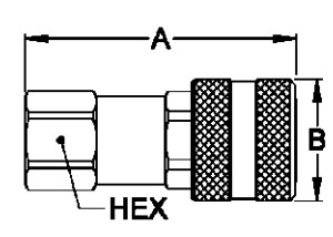 Муфта высотой с давления 0,25 дюймов быстрая, высокое давление быстрое - штуцеры разъединения