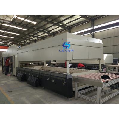 Double Bending Glass Tempering Furnace for Automotive Back glass with moulds pressing
