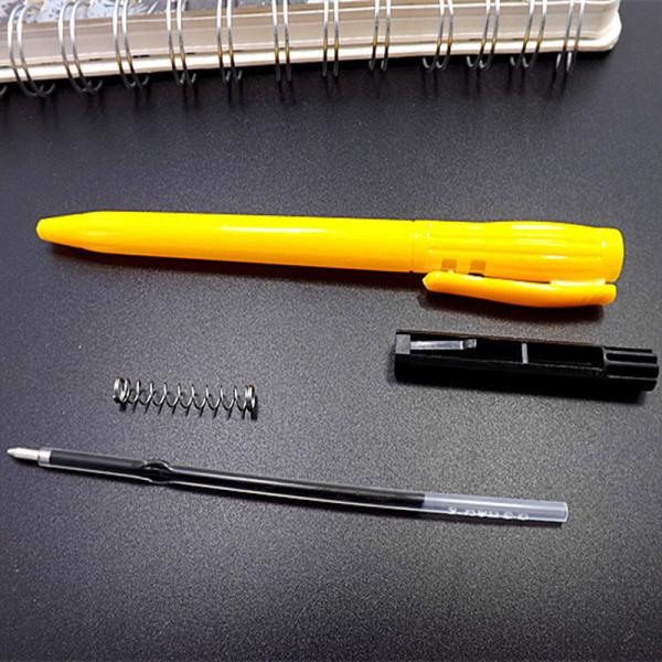 Papelería de la escuela de la oficina personalizada de la bola de clic con bolígrafo de logotipo personalizado