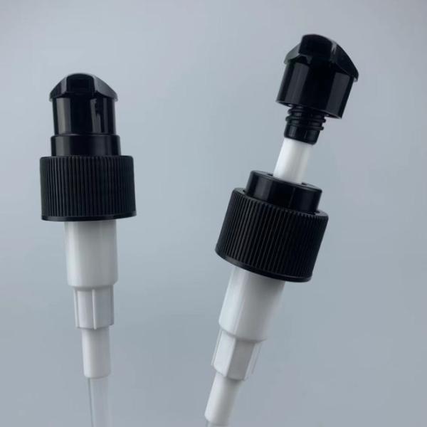 LinDeer 24mm Black Lotion Pump Replacement 24/410 For Plastic Bottle