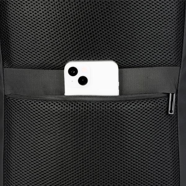Lightweight Customizable Logo Laptop Backpack for Business Travel Charging Unisex Anti-Theft Design in Fashionable Blue Black