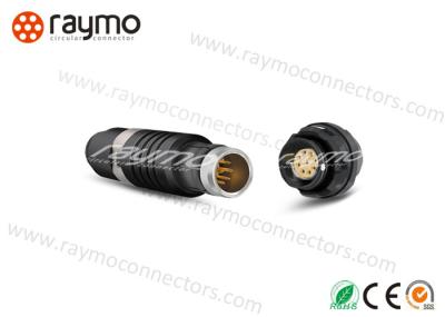 Conector impermeável circular Automative de ODU aplicado chapeado com o Chorme preto
