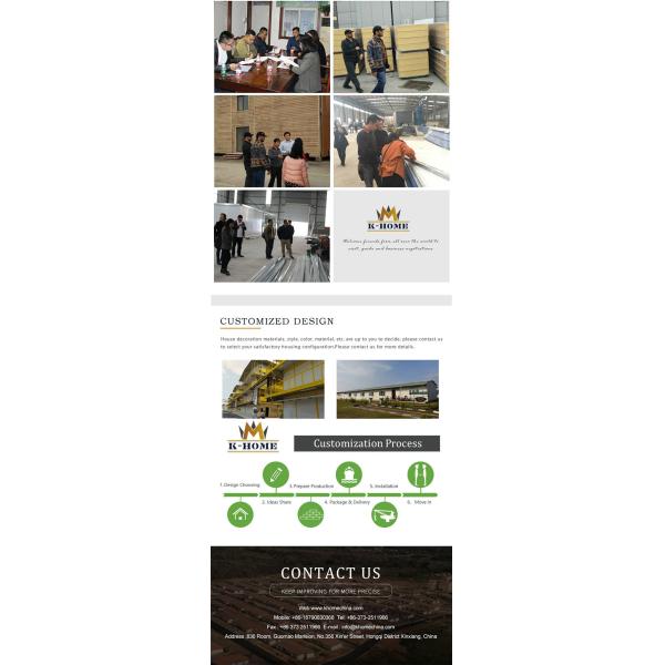 Customized Remote Location Temporary Dormitory Sandwich Panel Container House