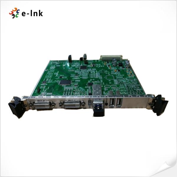 Extensor KVM de Fibra Óptica DVI 4K Montable en Rack 5U, Compatible con DVI 1.0 y HDMI v1.4