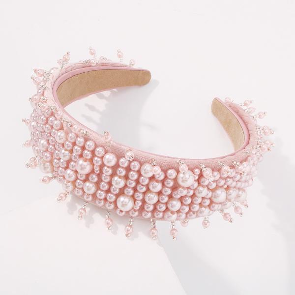 Europe America fashion baroque headbands hair accessories manual temperament imitation pearl headbands