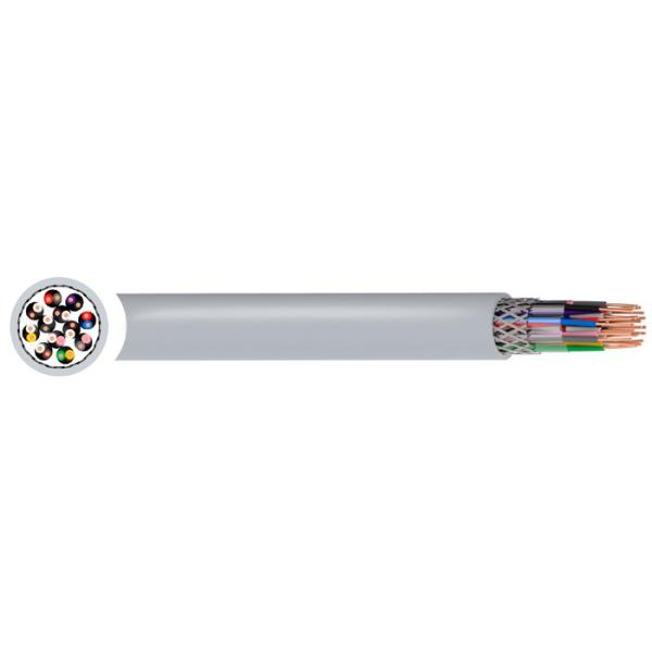 BS EN IEC 60332 - 1 - 2 Grey Flexible Control Cable LiYCY Screened Twisted Pair
