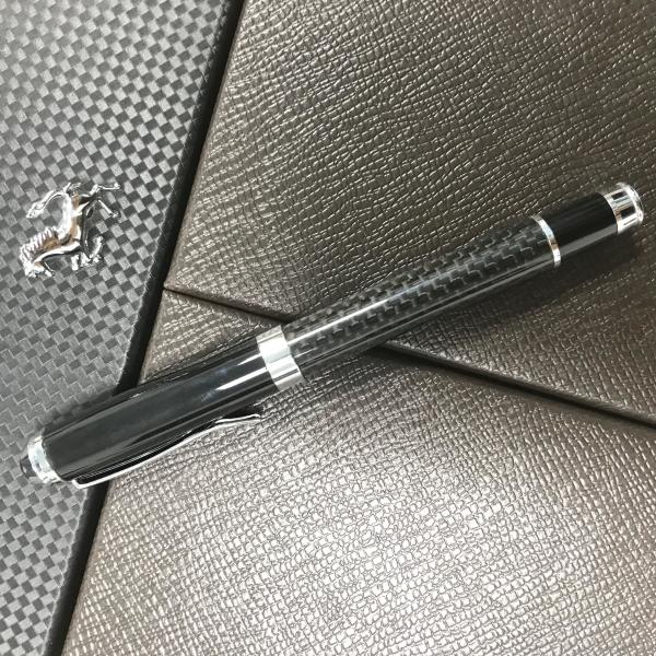 Real Carbon Fiber Products / Roller Carbon Fiber Fountain Pen For Gifts