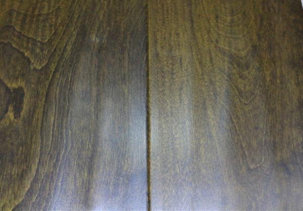 dark stained hardwood flooring - asian maple