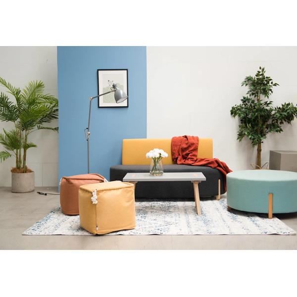 Contemporary Living room sofa Single Double color Card Seat Modern Sectional Couches