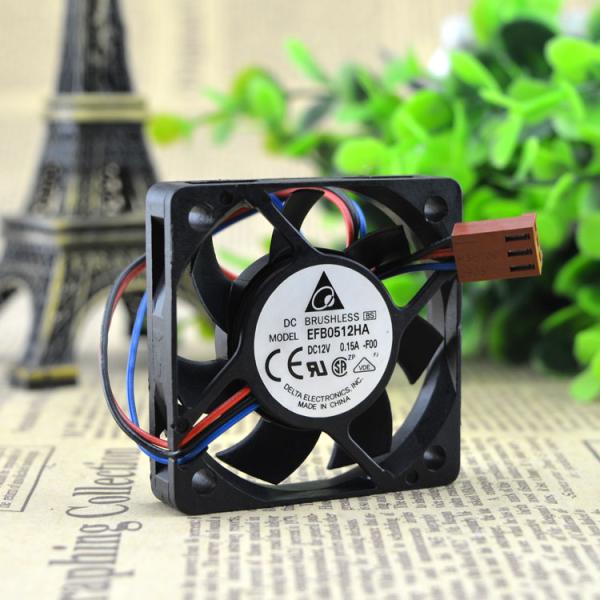 EFB0512HA Brushless Delta Brand 5050mm Square Fan Wire 0.15A 12VDC 1.2W