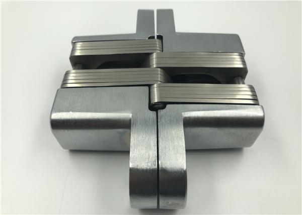 Concealed SOSS Self Closing Hinge , Zinc Secret Bookcase Door Hinges