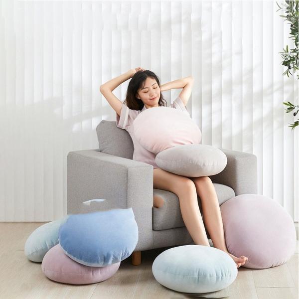 PP Cotton Pressure Relief Plain Home Circle Seat Cushion Pillow Butt Pads for Home Chair