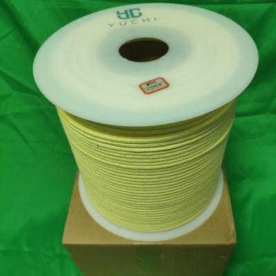 Cordas de fios de aramida 100% de kevlar Cordas de aramida 100% de kevlar trançadas para fornos de máquinas de temperar vidro