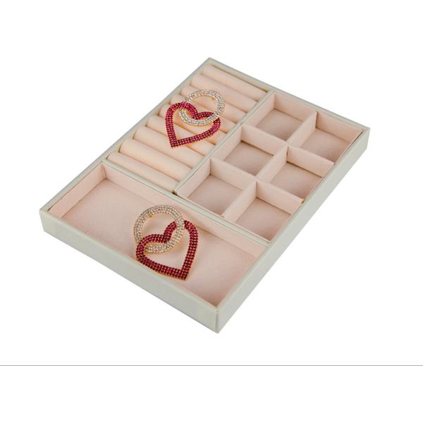 PU Leather Jewelry Storage Case Jewellery Travel Organiser Packaging For Earrings Necklace Rings Storage