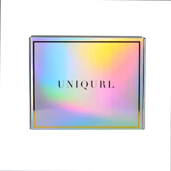 Holographic Color 150g Custom Printed Packaging Boxes