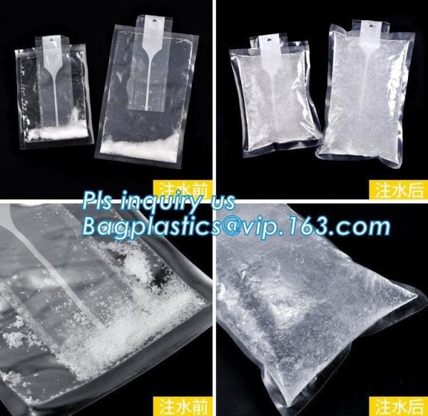 water injection Ice Bag gel pack, Lunch bag non-toxic Injecting Water Ice cold Pack, water injection Ice Bag gel pack GE