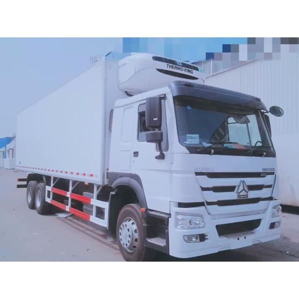 Sinotruk HOWO 8x4 40ft cheap thermo king refrigerated trucks for sale in ghana