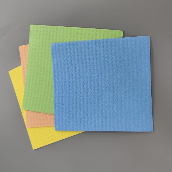 20x18cm Sustainable Dry Cellulose Sponge Cloths for Kitchen