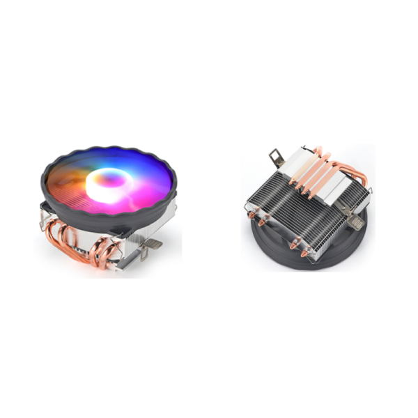 Universal CPU Cooler, 4 Copper Heatpipes, 120mm Fan,2500RPM,FM/AM3/AM4/AM5/LGA115x/1200/1366/1700/2011, Hydraulic Bearing, 20dB