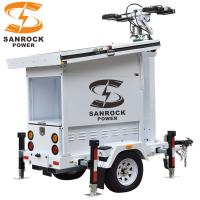 Mobile Lighting Plant Height 6.5M/7.5M/9M 1305W Solar LED Lighting Tower US/AU/EU Standard