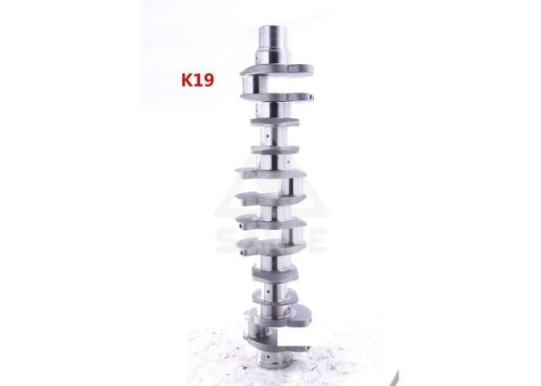Cummins K19 Engine Crankshaft , 3096362 forged steel crankshaft for Cummins engine parts