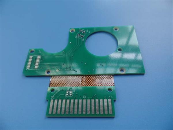 Multilayer flexible PCBs 4 layer Rigid-flex PCBs with 1.6mm Fr4 &0.2mm Polyimide PCBs