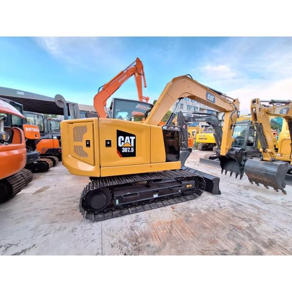 2022 pintura original Mini excavadora CAT 307.5 Excavadora usada para la venta