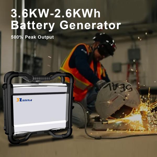 3600W 2600WH エネルギー貯蔵電池発電機 IP54 ポータブルバックアップ電源