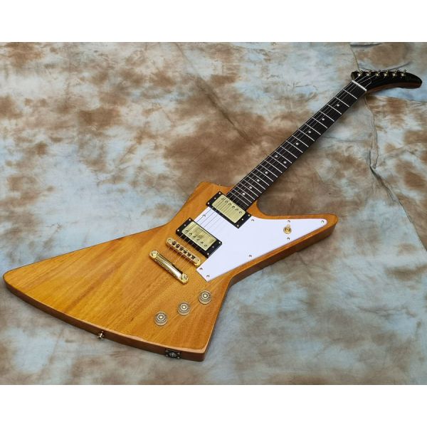 Custom Flamed Maple Top FloydRose Tremolo Dimebag Slime Electric GuitarCustom Korena Explorer Electric Guitar in Stock A