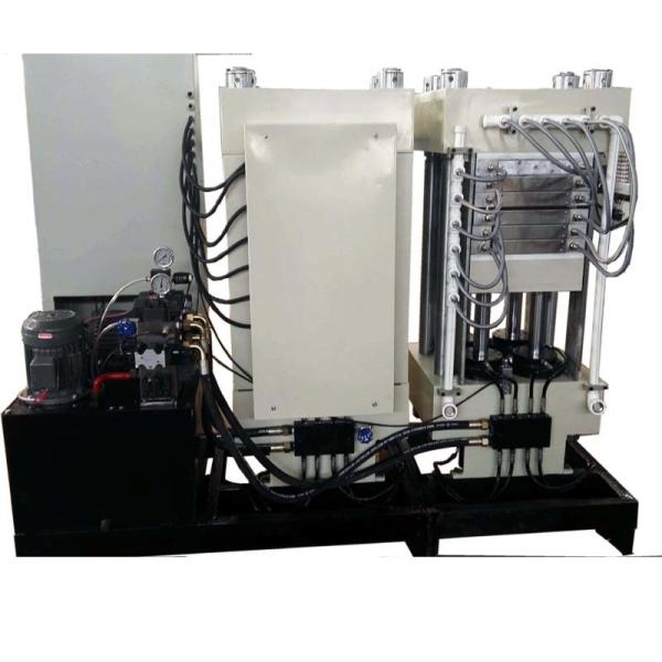 2 tours 6 lumières de jour pour chaque tour 4 petits cylindres pour chaque cylindre Modèle de stratification en alliage d'aluminium, commande PLC conçue pour les feuilles RFID INLAY ou le stratificateur de carte à puce RFID YLL-26C