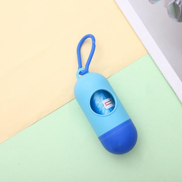 Plastic Dog Waste Bag Holders Customized Dog Poop Bag Carriers Colorful