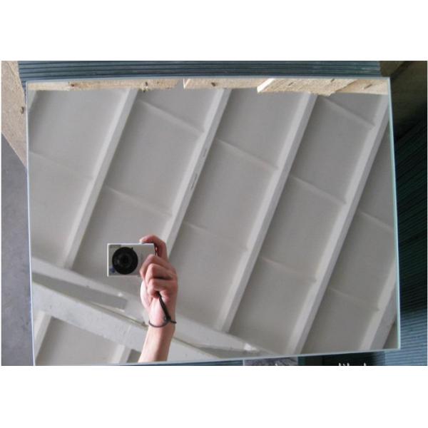 Safety Frameless Aluminum Coated Glass , 1 Way Mirror Glass For Bathroom