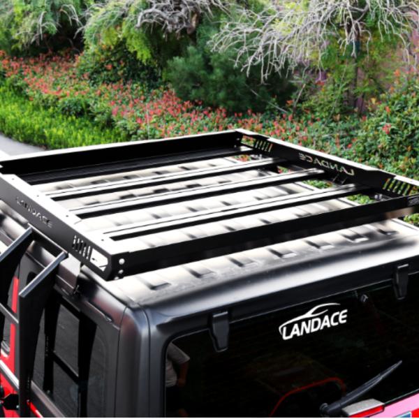 Direct Sale Car Roof Basket Cargo Carrier Basket Roof Rack Black 1455*1425*113mm