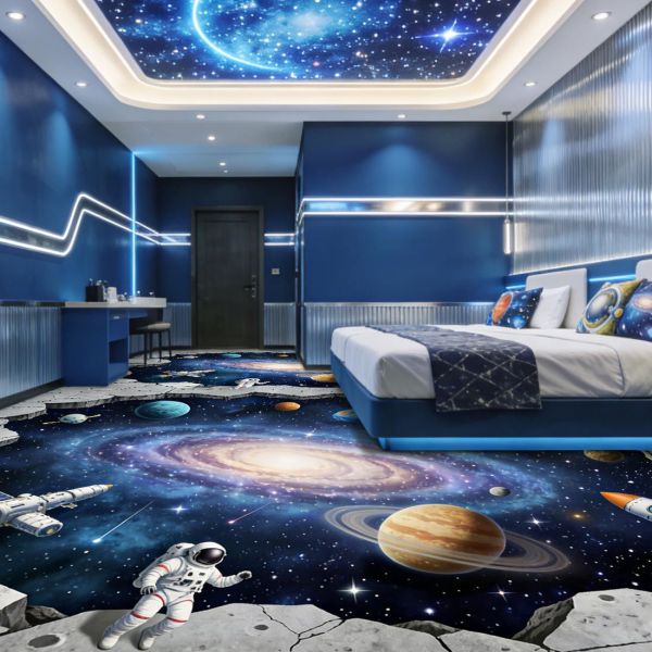 Commercial Grade High Definition 3D Effect Flooring
