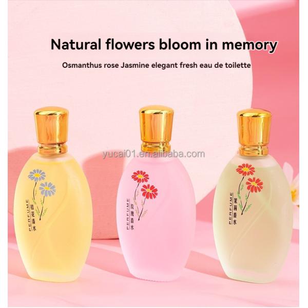 Female Perfume 50ml Light and Long-lasting Scent with Osmanthus Rose Gardenia from Paris