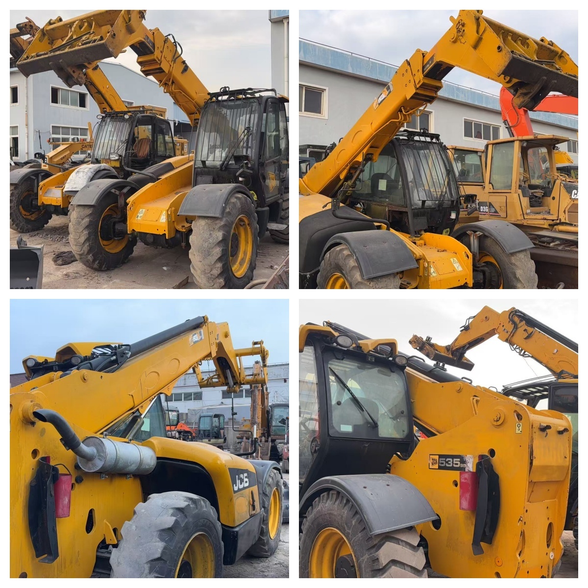 Efficient JCB 535 Telescopic Handler Forklift 3.5 Ton 4WD Construction