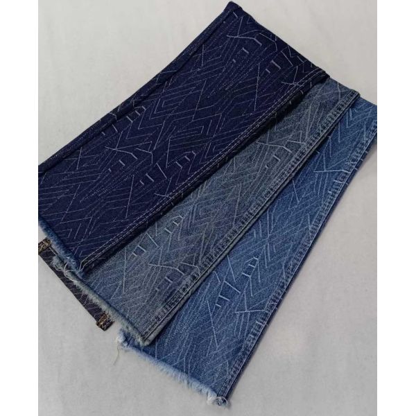 Beautiful pattern Heavy weight Dark blue with full width 180cm /10x7 Denim fabric for jeans
