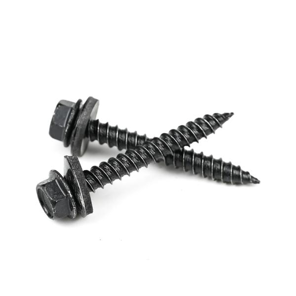 ZINC Finish Flange Hex Head Wood Screw for Wooden Building Materials and Structures