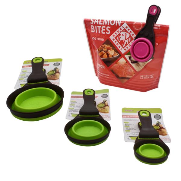 dog food bag clip and scoop pet food bag with spoon fold the dog food spoon