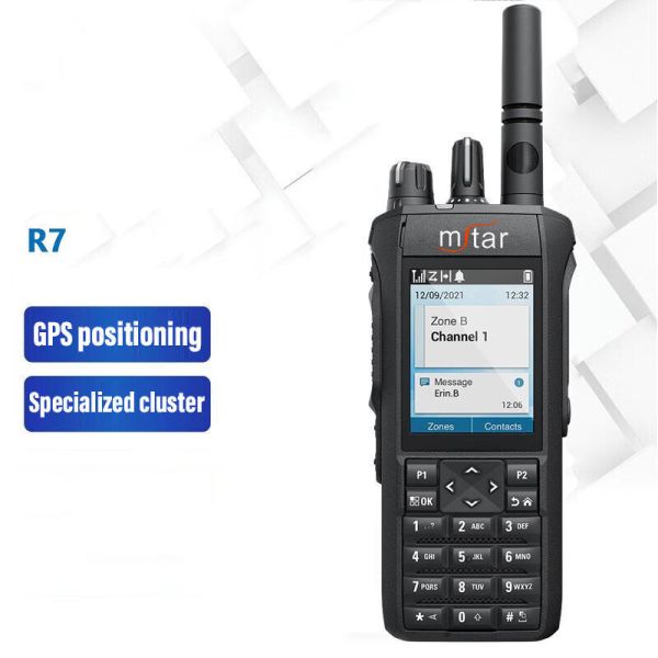 R7 DMR Intercom GPS Waterproof Long Range Two Way Radio Walkie Talkie for Professional Use