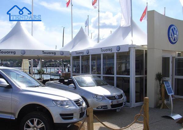 Grande Feira Comercial Eventos ao ar livre Participação Marquee Tendas Pagoda Com Parede de Vidro Para Venda