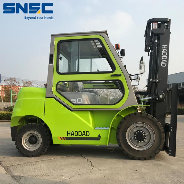 5 Ton Diesel Forklift with High-Torque Engine for Heavy Yard Work