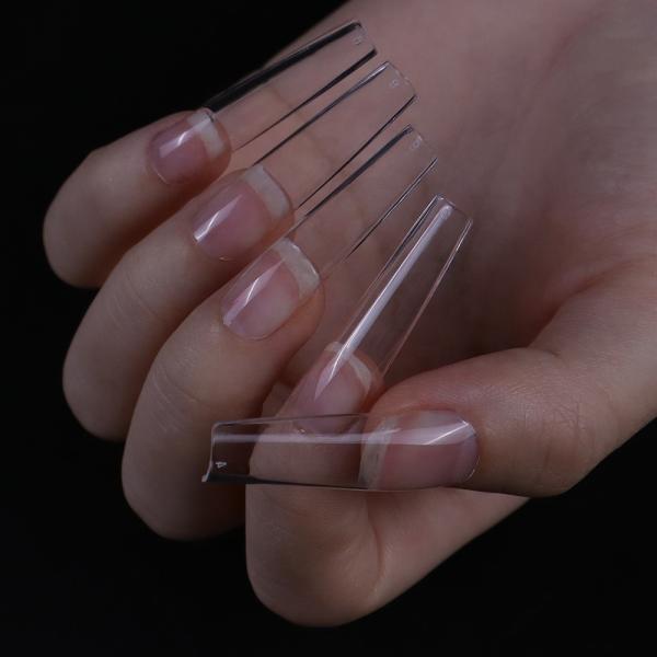 Professional Nail Supplies Wholesale  Art Design False Nails Back Glue Press on Nail Tips Artificial Fingernails