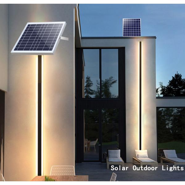 Стена ODM 3000K OEM алюминиевая солнечная освещает на открытом воздухе свободную проводку для двора виллы