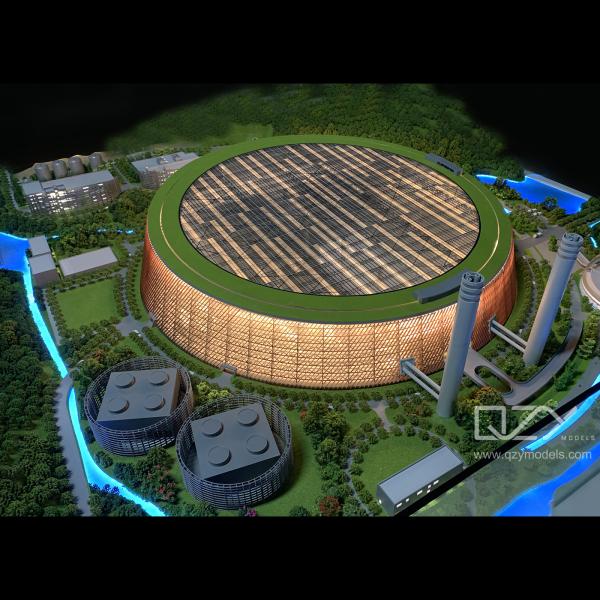 Модель башни - Shenzhen Energy Group-1/200 Модель Longgang