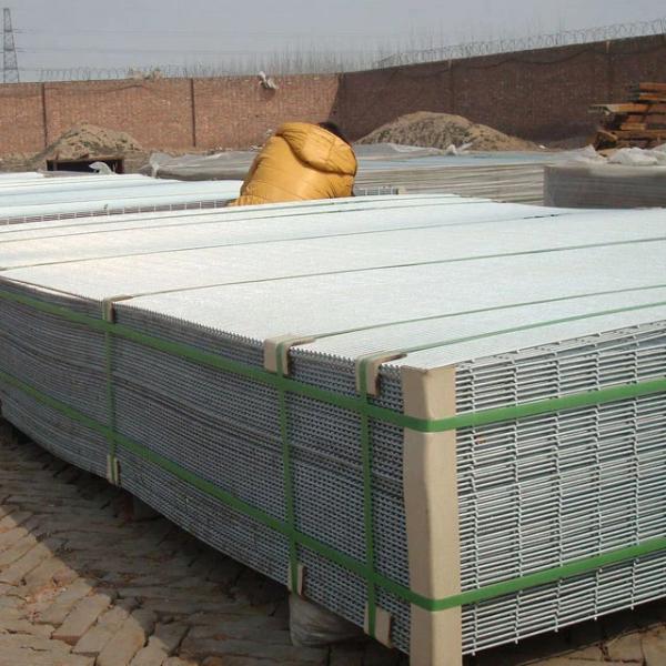 Powder Coated High Security 358 Anti Climb Mesh Fence Heat Treated